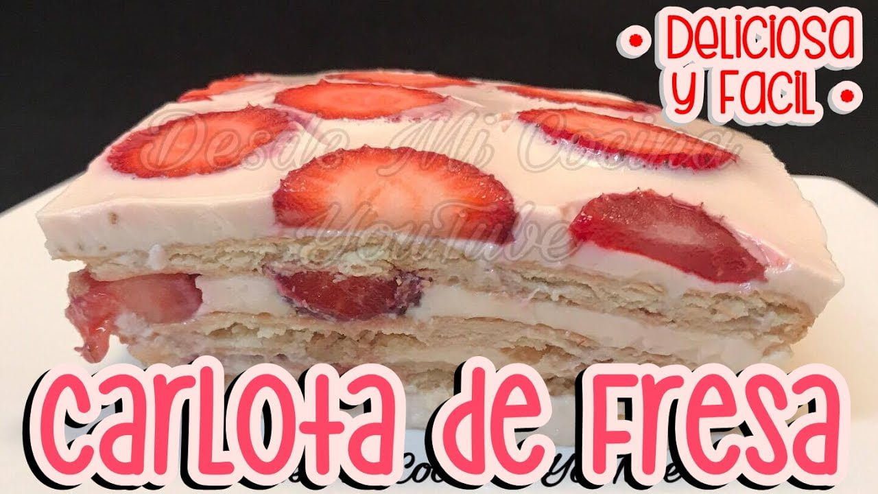 10 deliciosas recetas originales de Charlotte con videos paso a paso