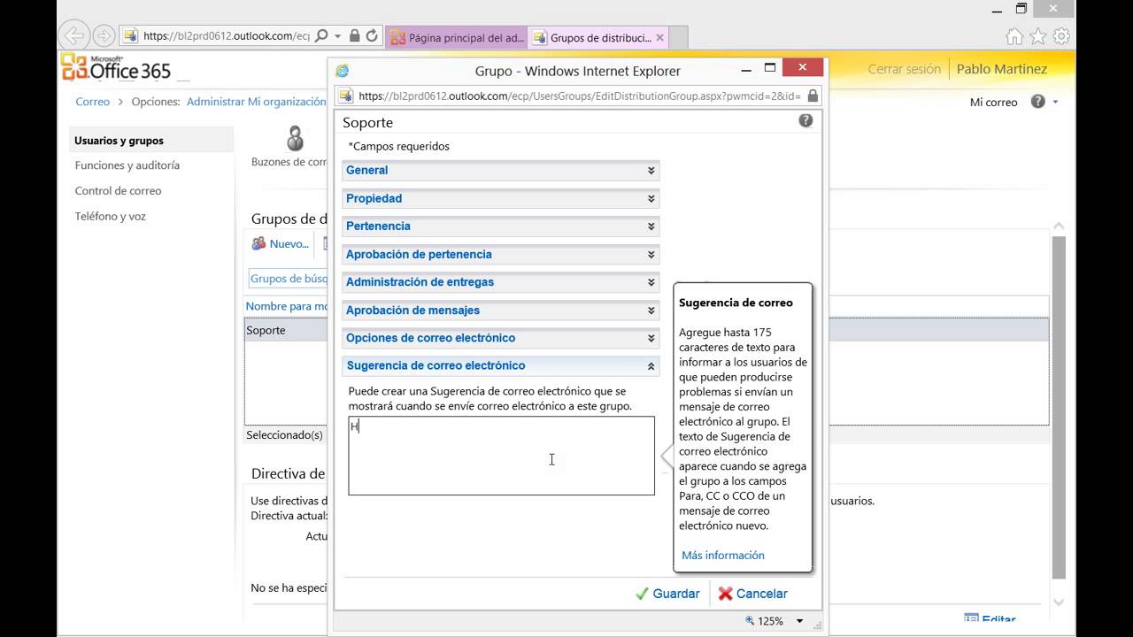 Administración de buzones y grupos de distribución de Exchange en PowerShell