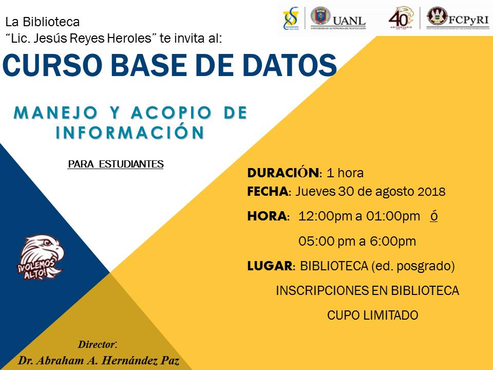 Curso de la base de datos