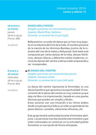 Cursos de invierno