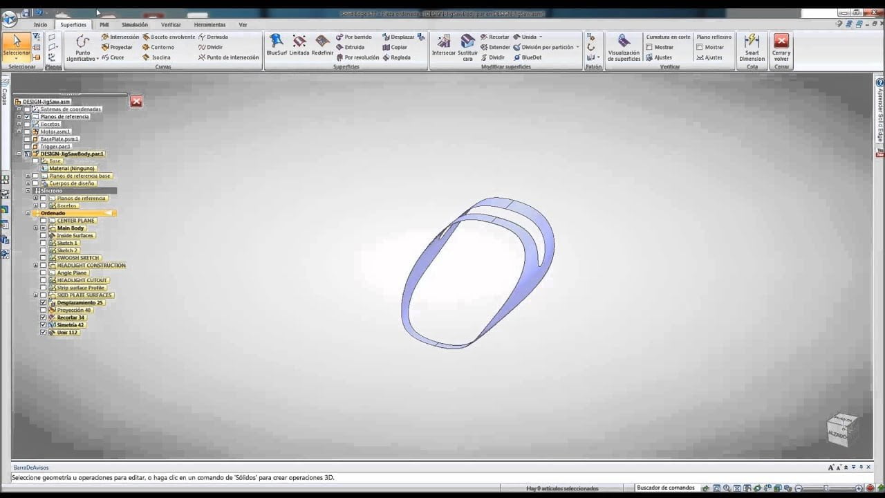 SOLIDWORKS: Técnicas de diseño de superficies de productos de consumo