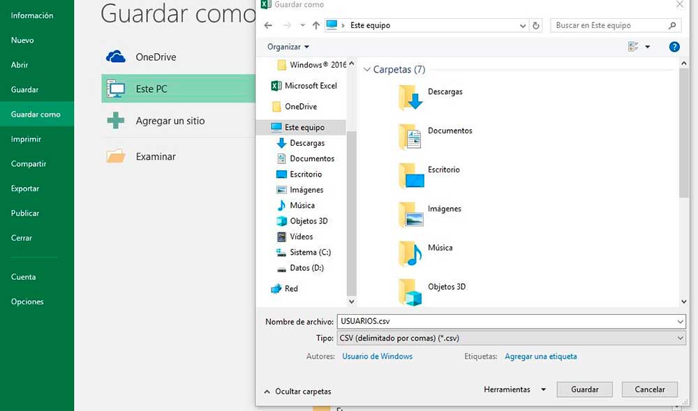 Trabajar con datos CSV en Windows PowerShell