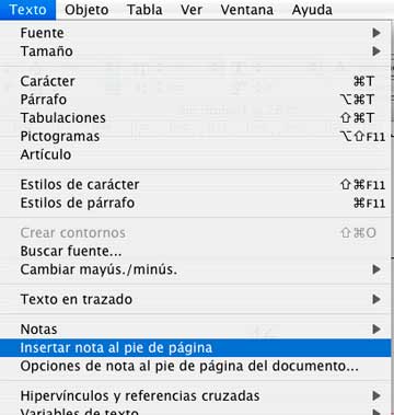 Trabajar con tablas en InDesign