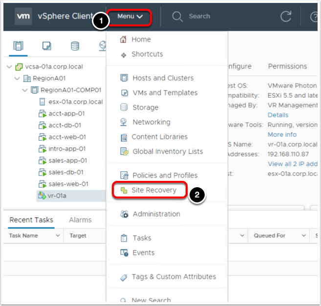 VMware Site Recovery Manager 5: Replicación de vSphere